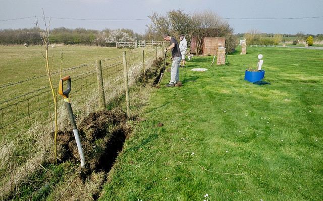 Ongoing work at Blue Bell Ponds