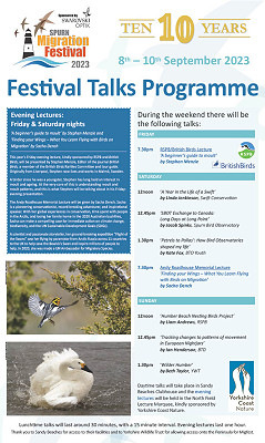 Migfest 2023 Events and Talks programme
