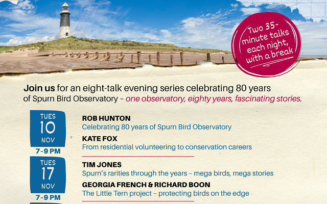 Spurn at 80: Eight talks celebrating 80 extraordinary years