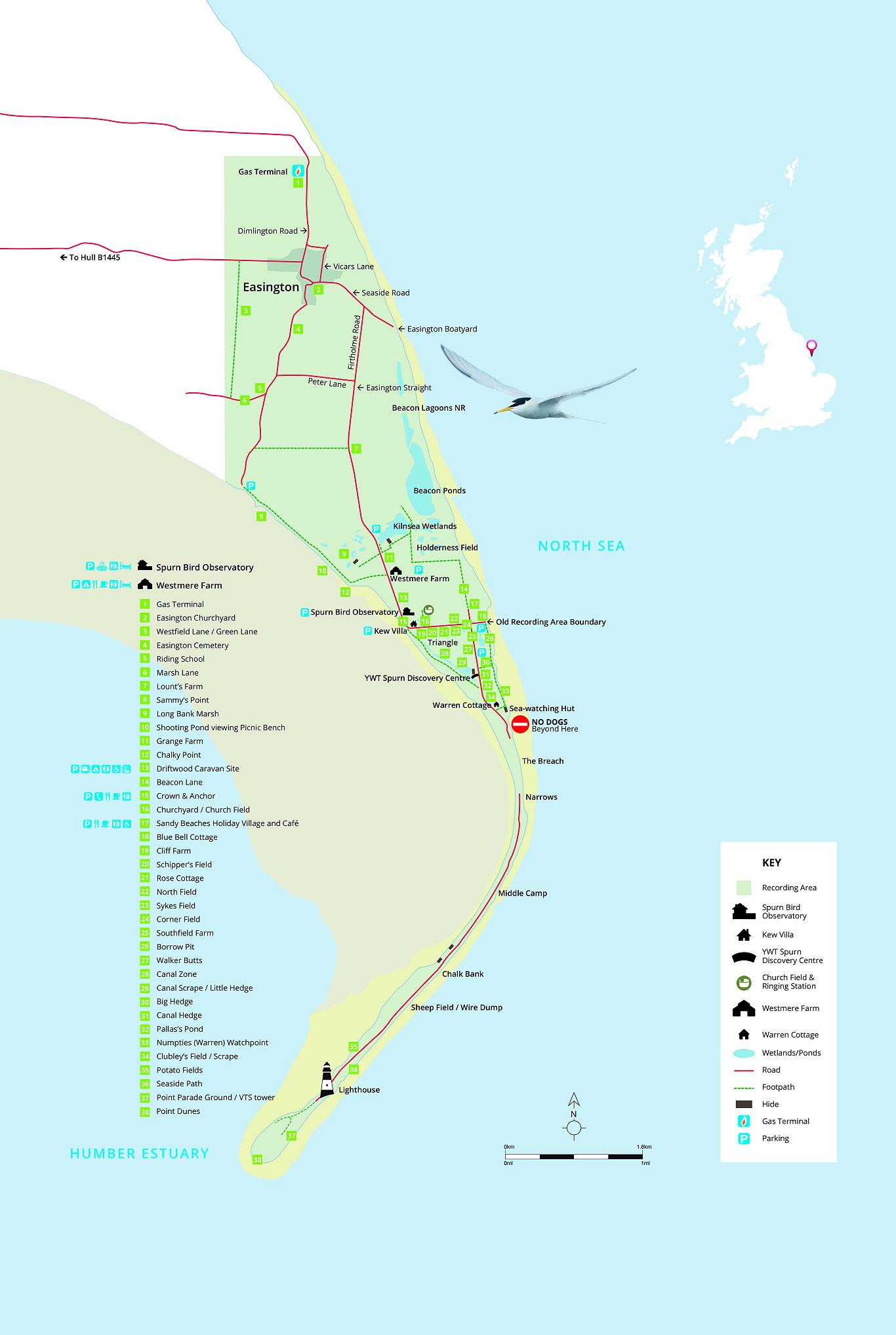 Spurn Map