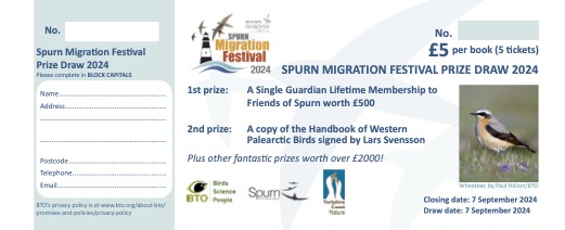 Spurn Migration Festival Prize Draw 2024